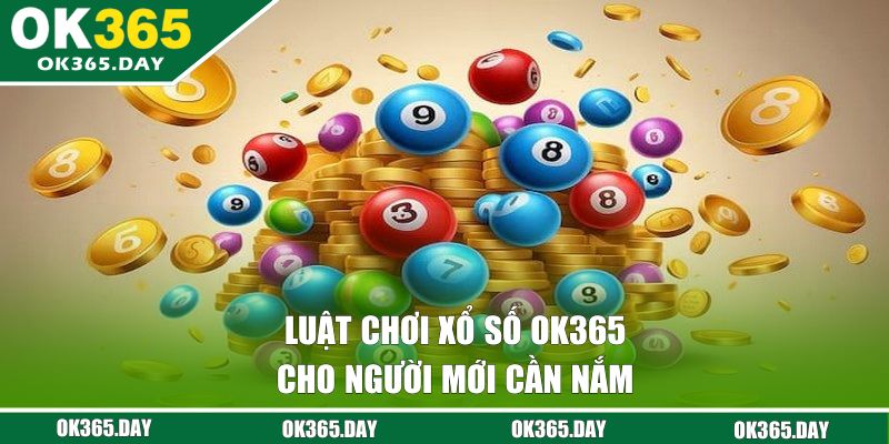 Luật chơi xổ số OK365 cho người mới cần nắm